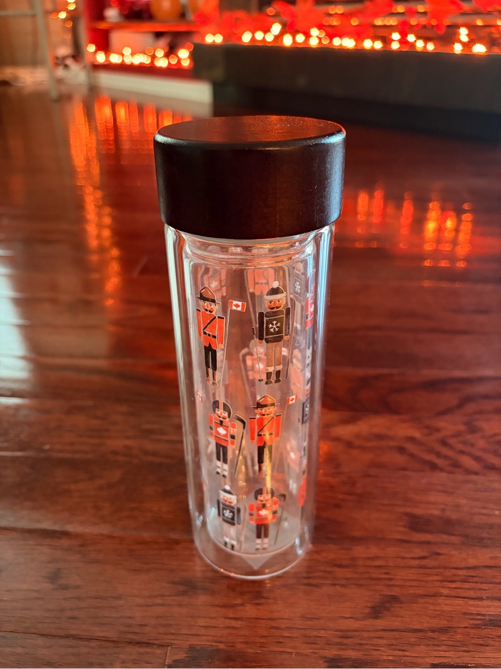 Indigo Holiday Nutcracker themed Double Walled Water Bottle